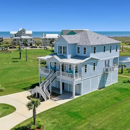 Rise And Shine Beach House With Ocean Views And Pointe West Resort Pools Galveston Exterior photo